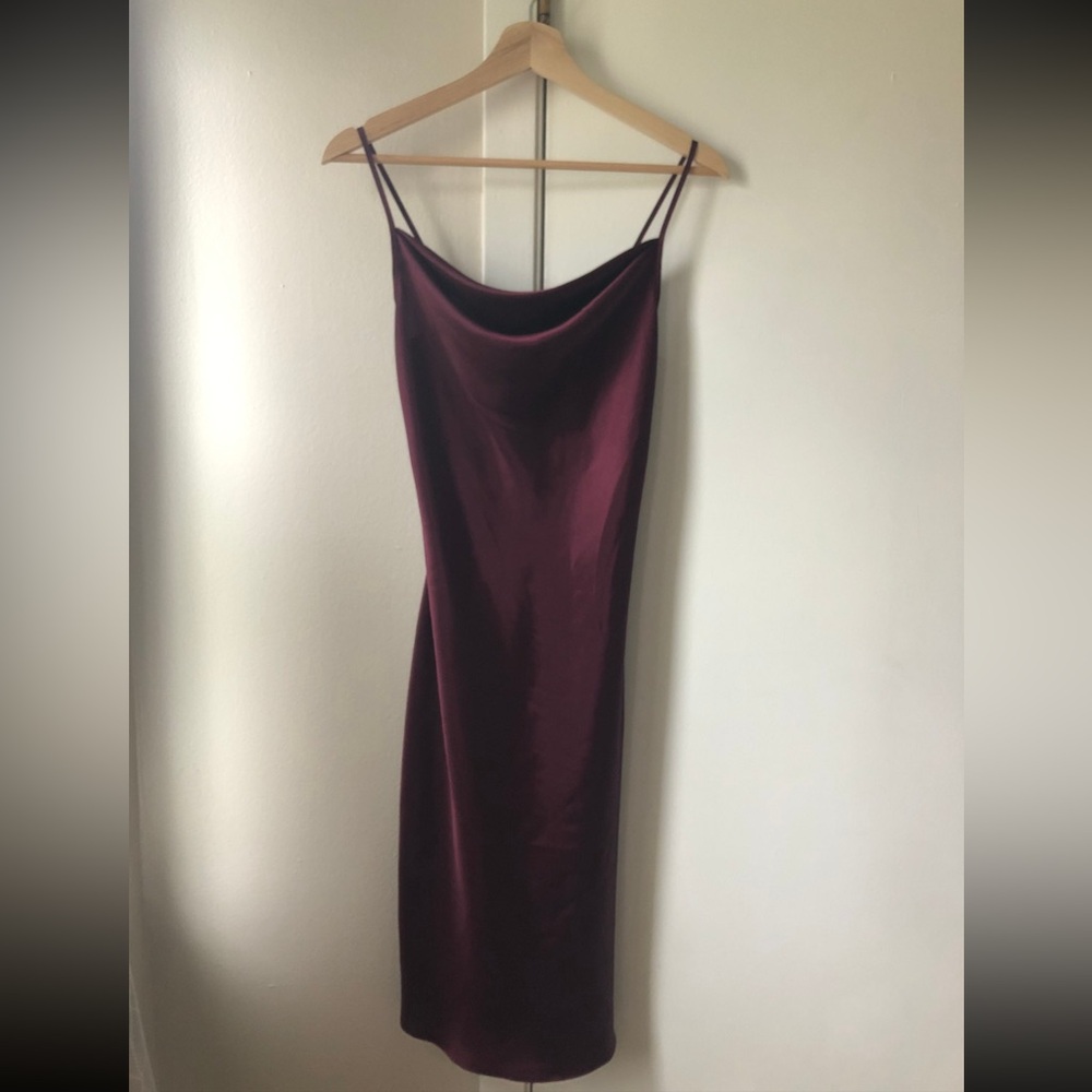 David’s Bridal Satin Dress